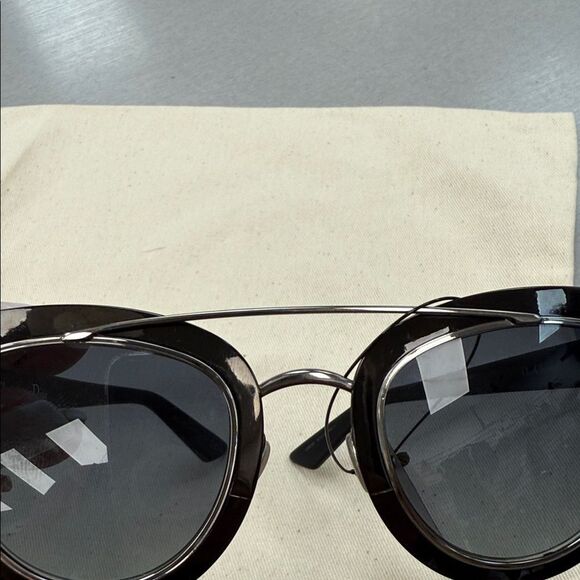 Dior Black and Silver Sunglasses - Picture 8 of 10